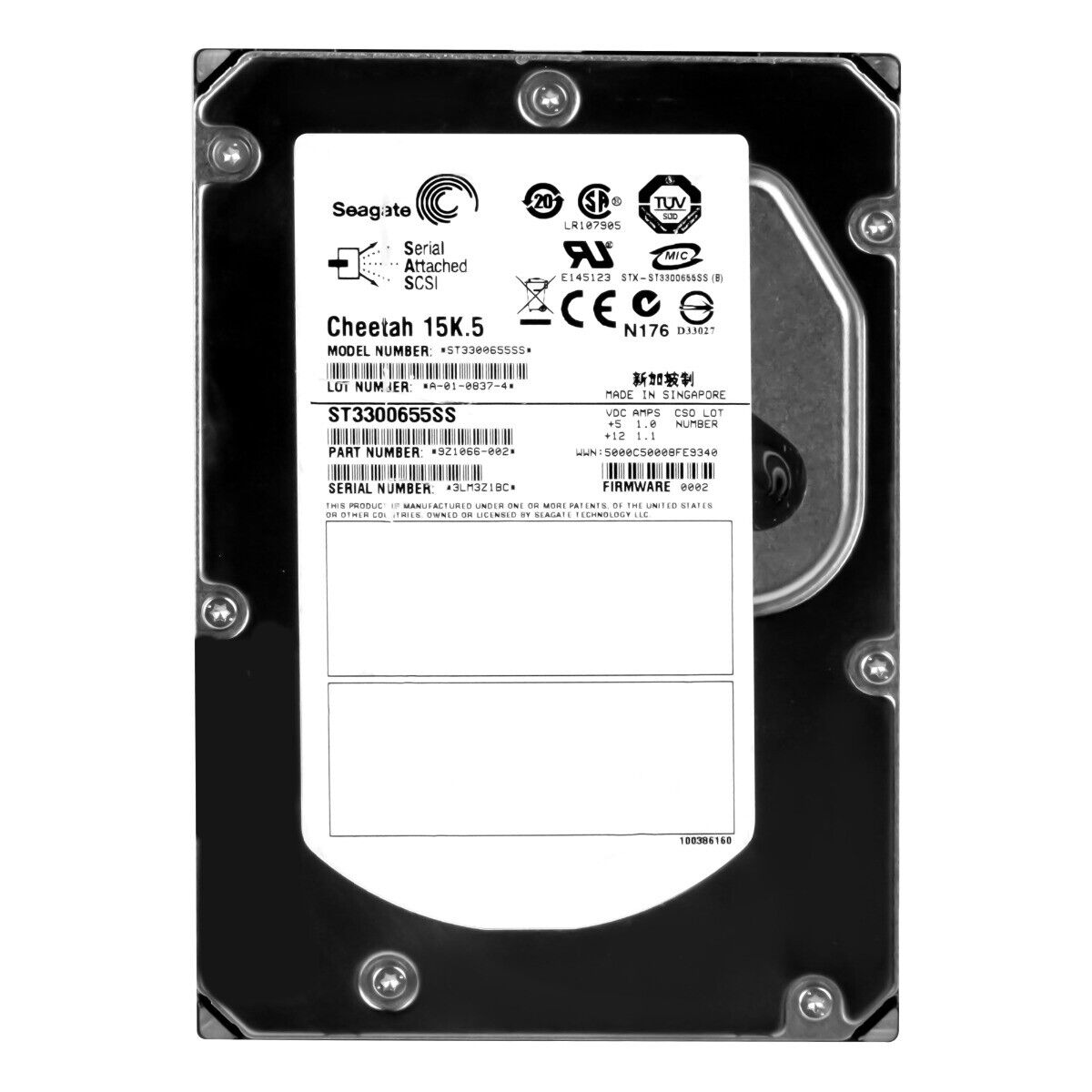 Dell 2RR9T 900GB 10K SAS 2.5" HDD Hard Drive – ST900MM0006, 64MB Cache, Hot Swap
